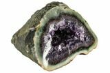 Purple Amethyst Geode with Polished Face - Uruguay #113857-3